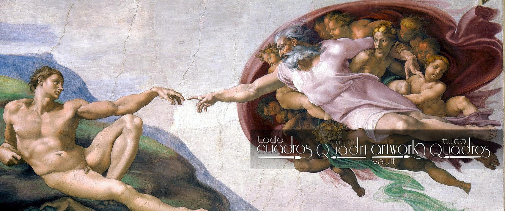 La Creación de Adán, Michelangelo